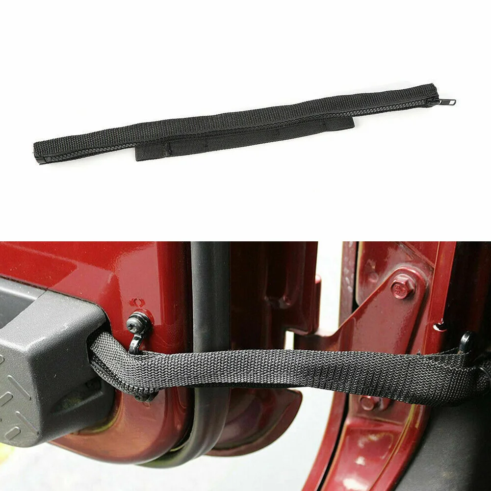 1 пара черных ограничивающих дверь ремней из ткани Оксфорд протектор жгут