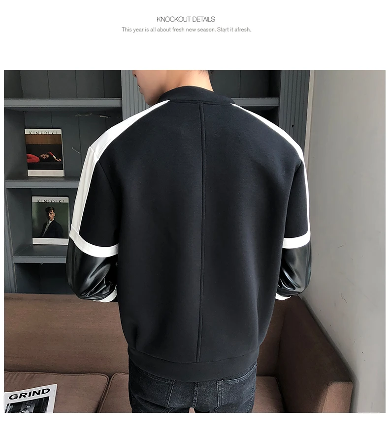Мужская кожаная куртка Jaqueta De Couro Masculina, мужские кожаные куртки, мотоциклетные кожаные куртки для мужчин