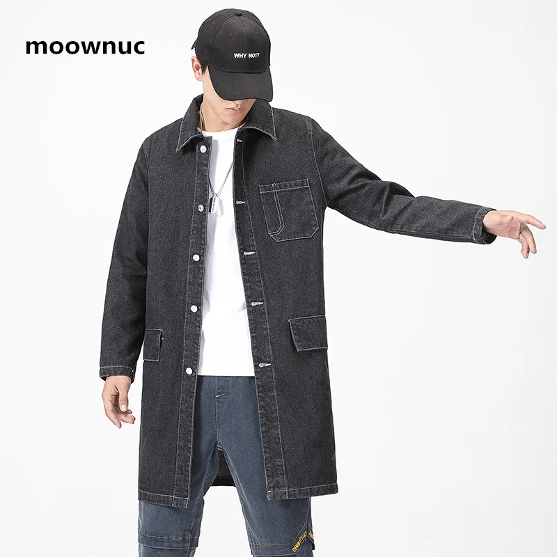 Новое поступление 2021 весеннее Ковбойское пальто мужской Тренч Повседневная