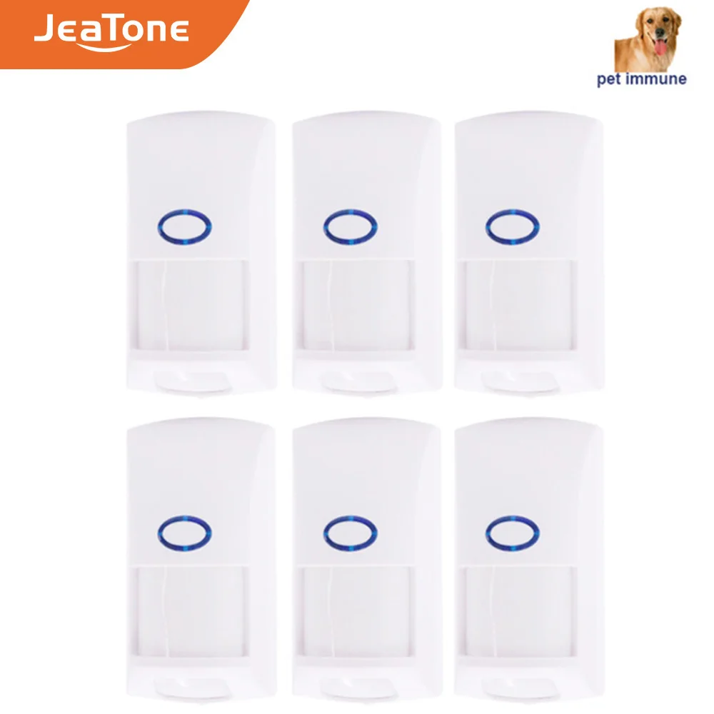 

JeaTone 433Mhz PIR sensor infrared anti pet immune wireless motion alarm sensor for GSM WIFI home security system alarm kit