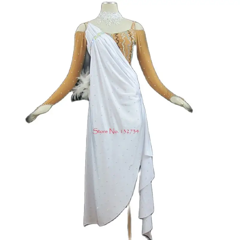 Latin dance dress Waltz Tango Ballroom Dance Dress For Girls Women Modern Perform Costume Wear LD-0036 | Тематическая одежда и