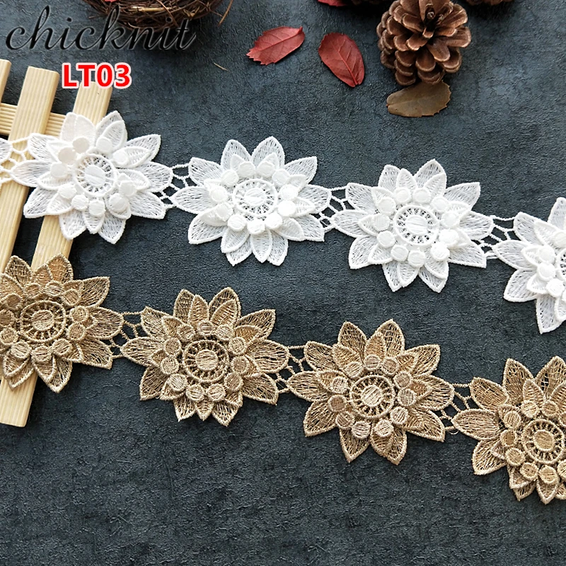 Кружевная аппликация с вышивкой 9 5 см|dress accessories|3d lacelace embroidery |