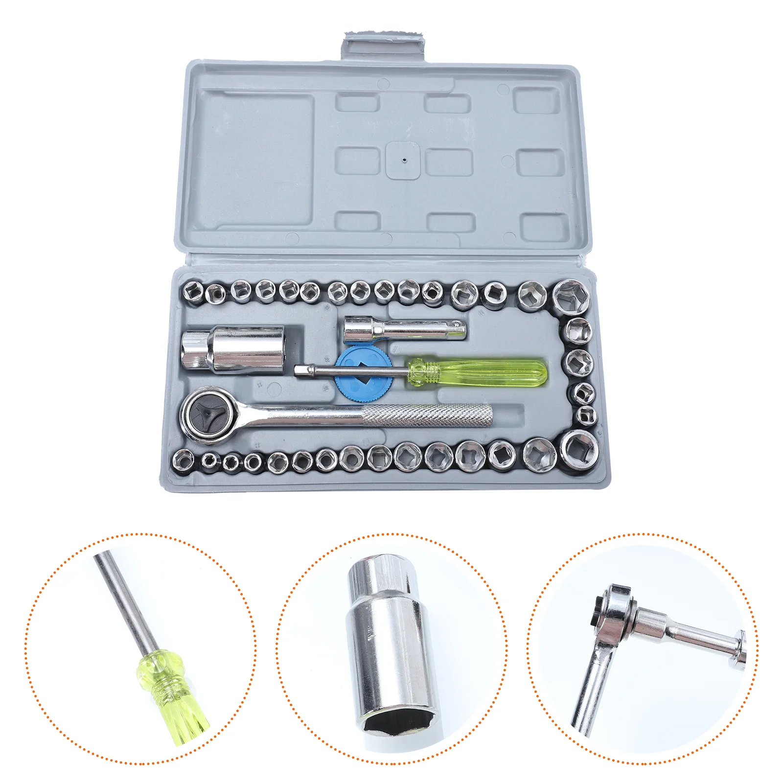 

Гаечный ключ с храповым механизмом, экономящий трудоемкость для автомобиля, 1 комплект