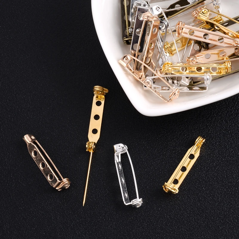 Основа для броши с застежкой 20/25/32 мм безопасная пустая Булавка С 60 шт./лот основа