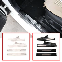 stainless steel car door sill strip protection board cover trim for mercedes benz b class w247 2020 car accessories with logo