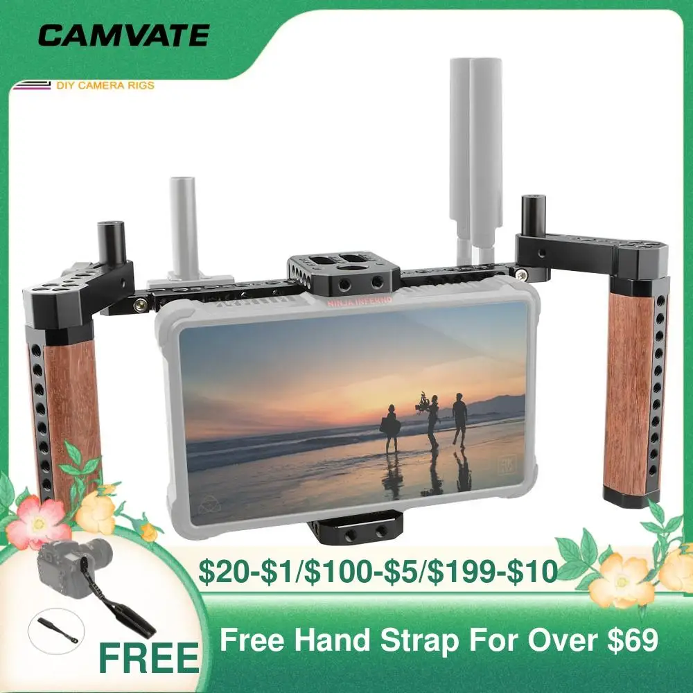 Крепление для монитора управляющего камеры CAMVATE с соединительной рейкой сыра и