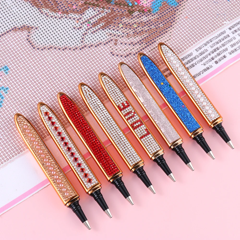 Блестящие стразы сверлильные точечные ручки инструменты для вышивки крестиком 5D