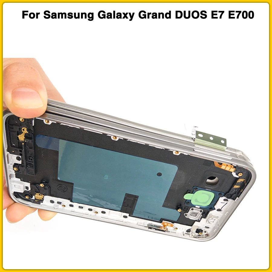 Новый E7 полный корпус чехол для Samsung Galaxy Grand DUOS E700 батарея задняя крышка Дверь