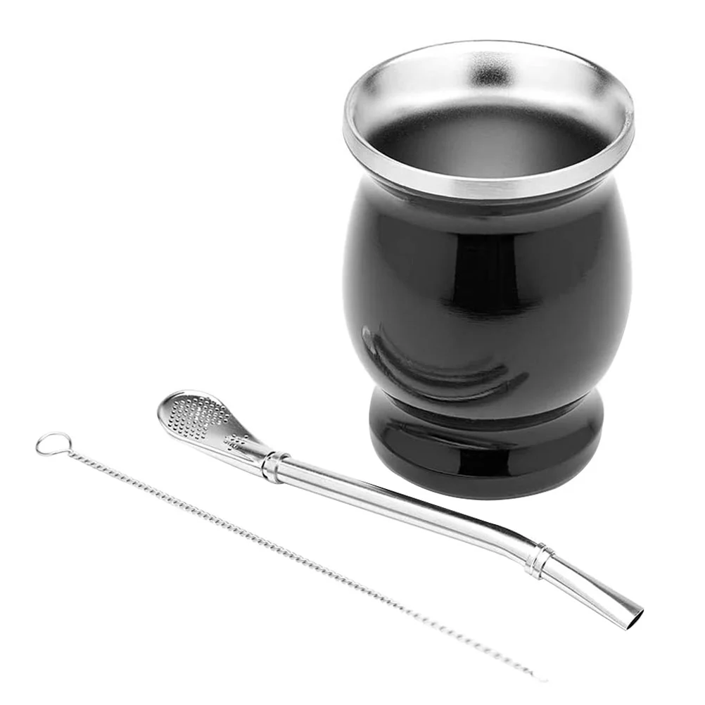 

1 комплект двухслойной чашки для воды, банка из нержавеющей стали, уличная чашка для питья