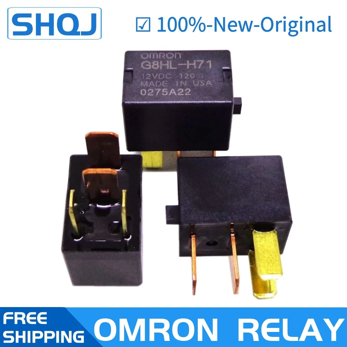 Автомобильное реле OMRON 10 шт. оригинальное для замены 12 В постоянного тока 100%-1A-d-r1 |