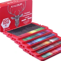 colored pencils professional set of 180 colors soft wax based cores art supplies for drawing sketching shading coloring