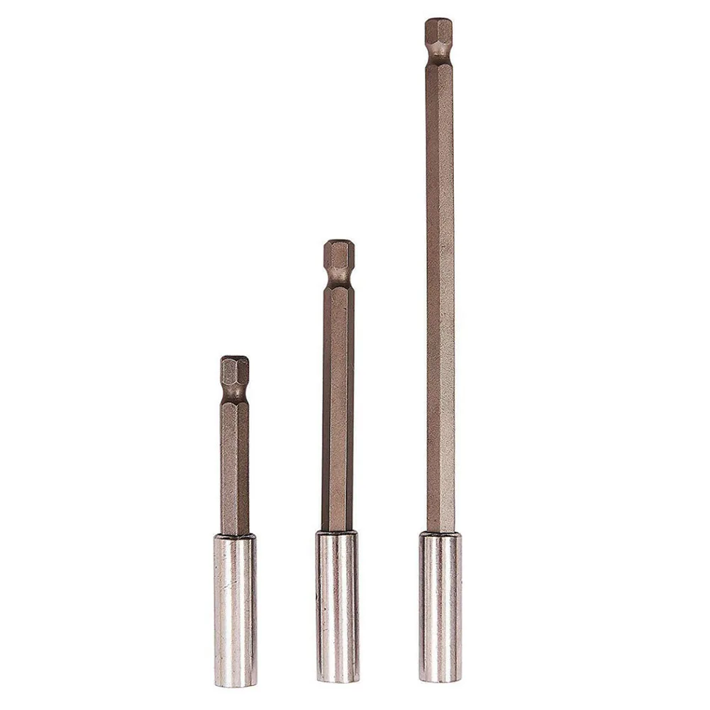 

Set Screwdriver Bit Holder 3 in 1 Holder 75/100/150mm Steel Bit DIY tool