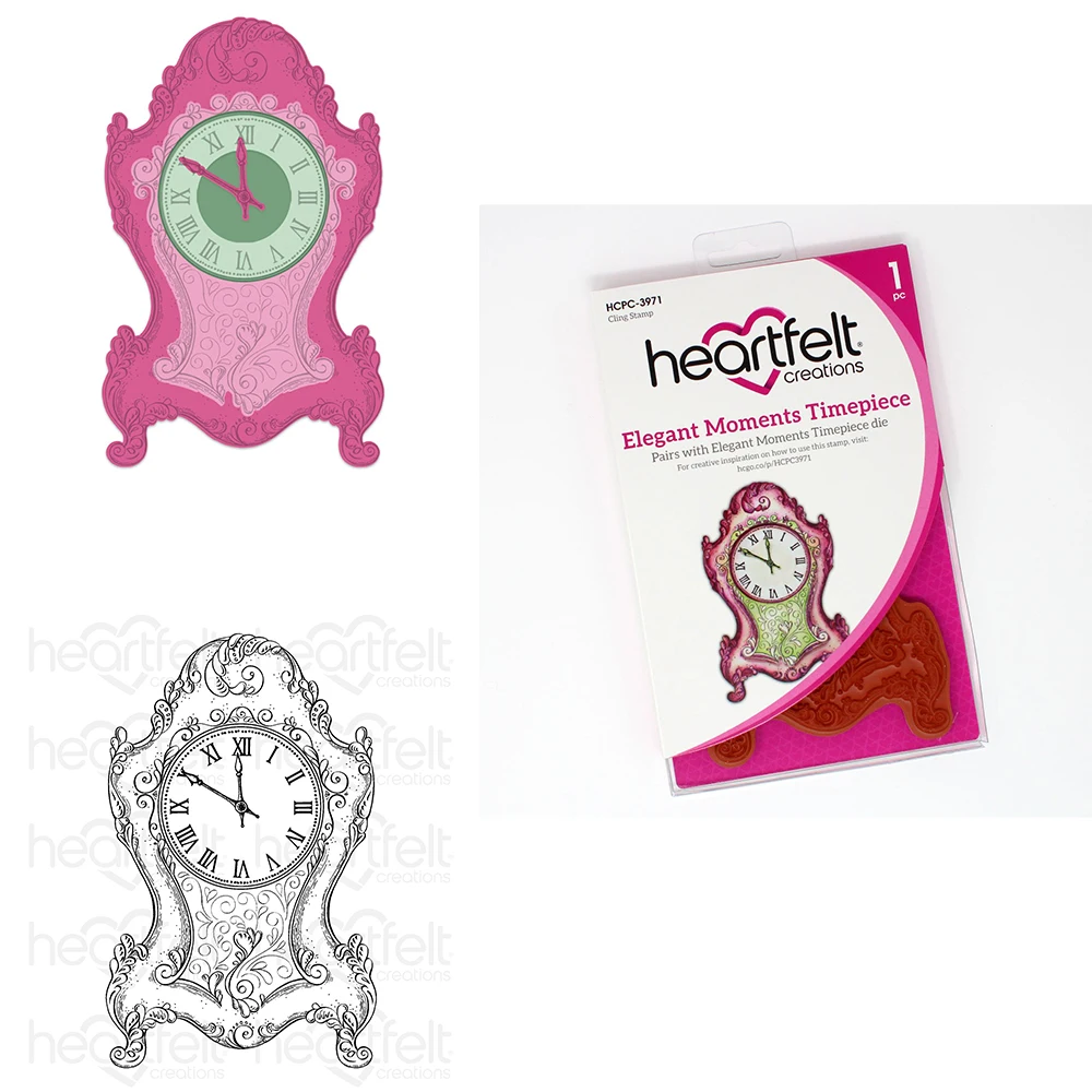 

Hot Sale Newest Elegant Moments Timepiece Metal Cutting Dies and Stamps Set Diy Scrapbooking Crafts Decoration Embossing Stencil