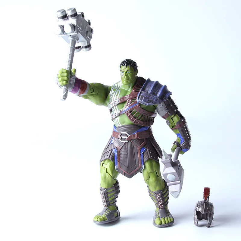 [Забавные] 20 см коллекция воин зеленый гигант фигурку войны молотки битва топоры