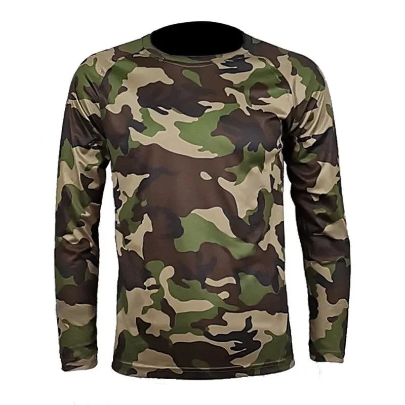 Футболка с длинным рукавом дышащая для страйкбола бега скалолазания |