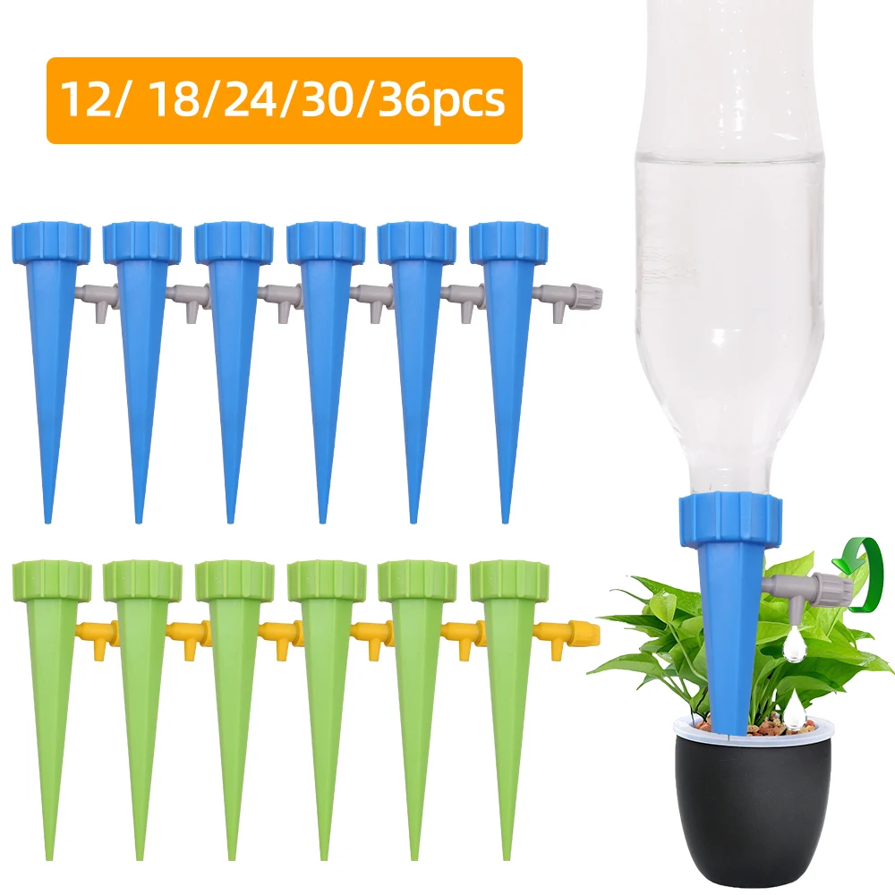 

Automatic Drip Irrigation System Self Watering Spike for Flower Plants Greenhouse Garden Adjustable Auto Water Dripper Device