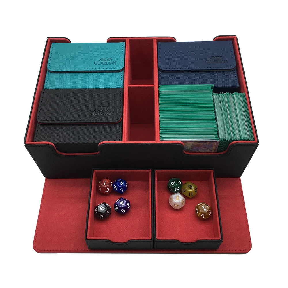 AEGIS GUARDIAN Новый стильный футляр для карт Mtg Pokemon Yugioh TCG чехол колоды и коллекционный