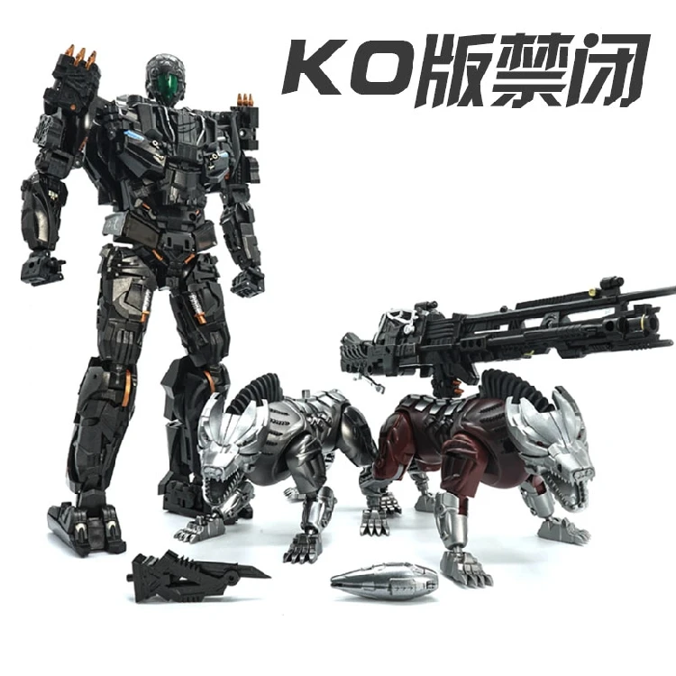 

VT-01 VT01 Peru Kill Lockdown Transformation With Two Dogs Alloy Metal KO VS UT R01 Action Figure Robot VISUAL Toy