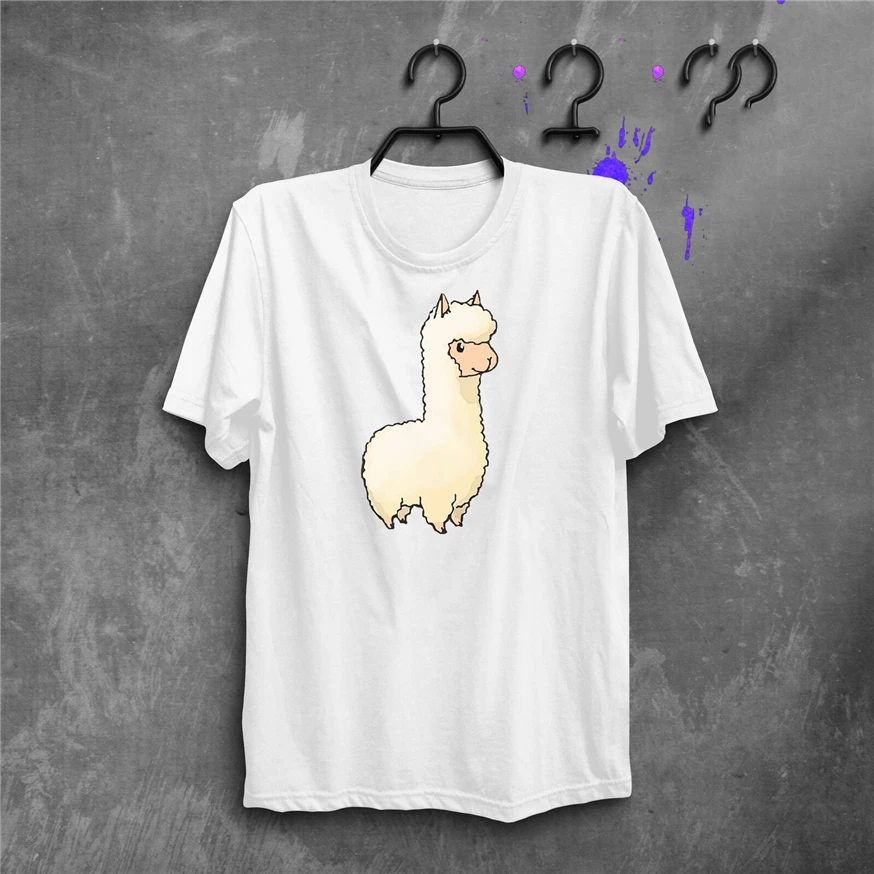 No Prob футболка с ламой унисекс принтом забавная надпись классный подарок