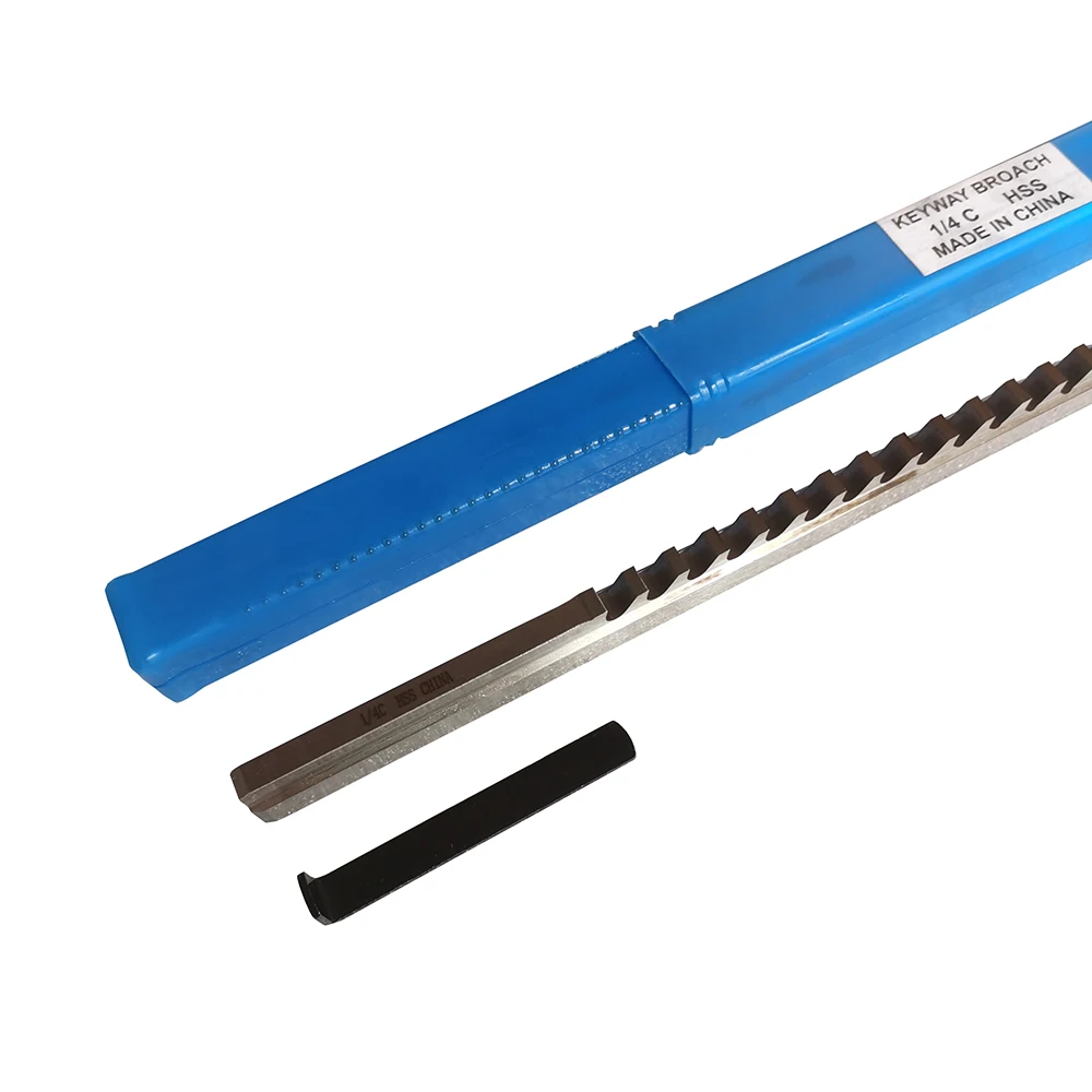 1/4 C Push-Type Keyway Broach Inch Size HSS Cutting Cutter CNC Machine Tool New | Инструменты