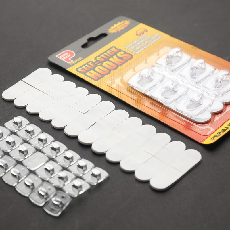 

6/20 шт., водонепроницаемые Настенные Мини-крючки