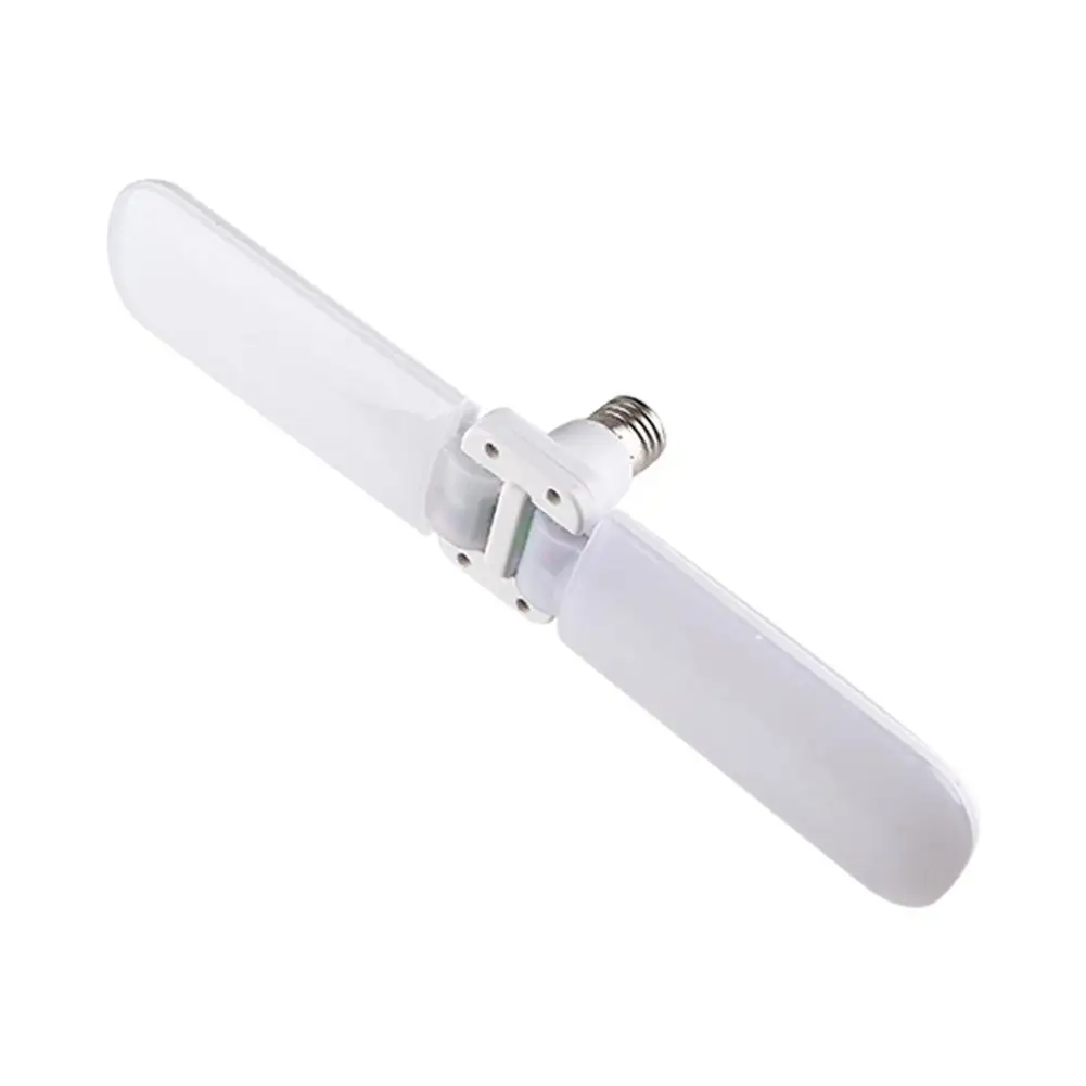 

E27 LED Two-leaf Light Foldable Super Bright Bulb Lamp 30W Constant Current Wide Pressure for Home Warehouse