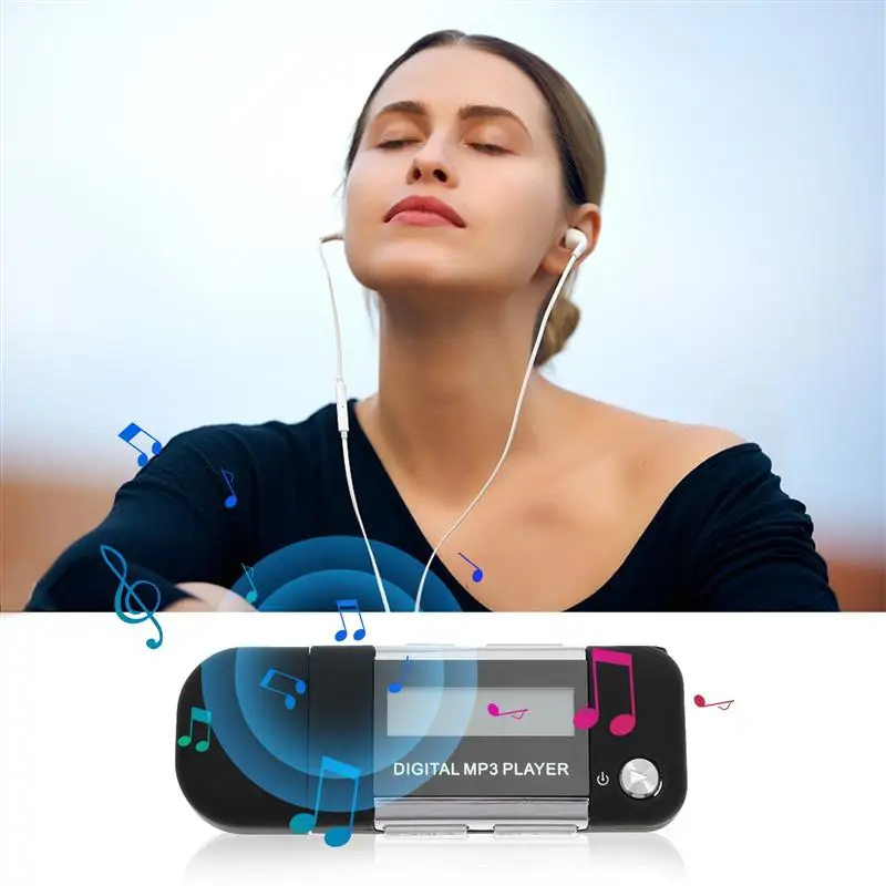 

1pc USB Audio Player Voice Recording Device Music Player Display Screen Player