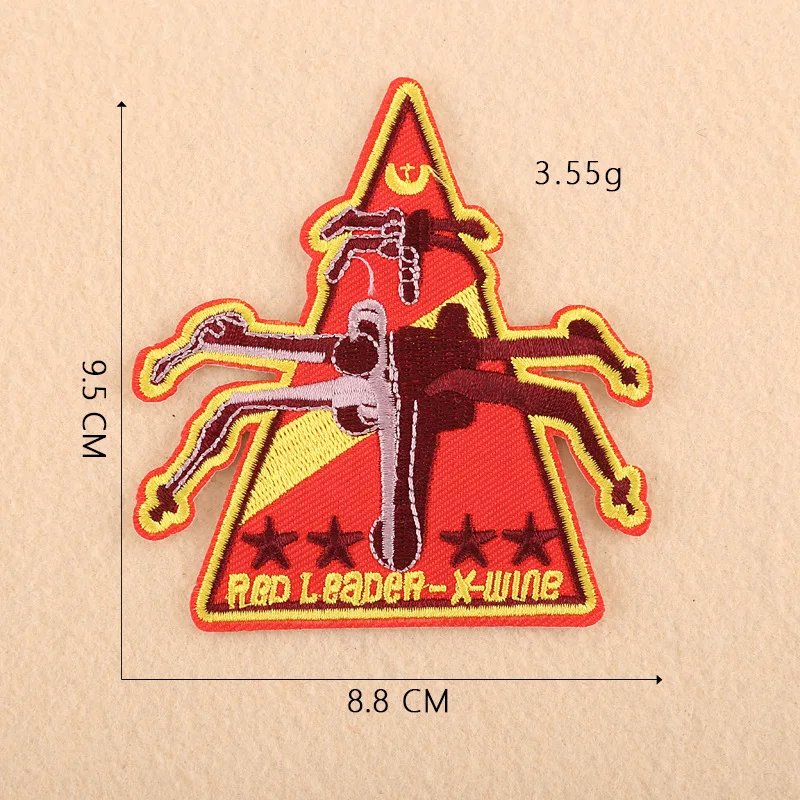 

Embroidered Patches Badge DIY Patch Clothing Accessories Embroidery Cloth Sticker Iron on Patches for Clothes Parches Wholesale