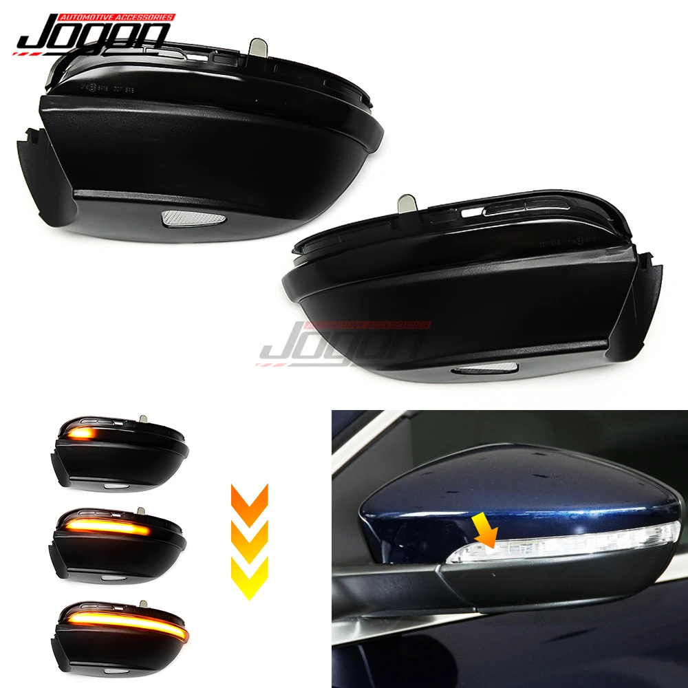 

LED Side Wing Rearview Mirror Indicator Blinker Repeater Dynamic Turn Signal Light For VW Passat B7 CC Scirocco Jetta MK6 EOS