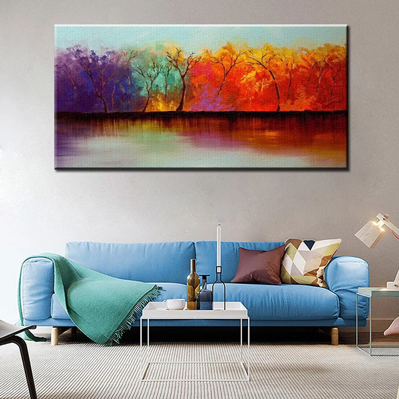 Ручная роспись большого размера высокое качество украшение для дома настенная