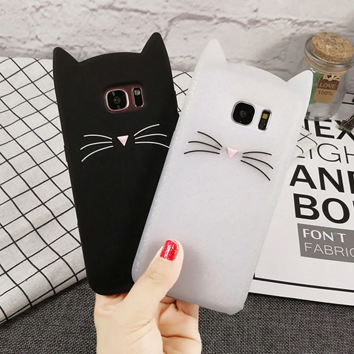 LAPOPNUT 3D Милые Чехлы для Samsung Galaxy S9 S8 S10 Plus S10e S7 Edge милый мультяшный Мягкий ТПУ