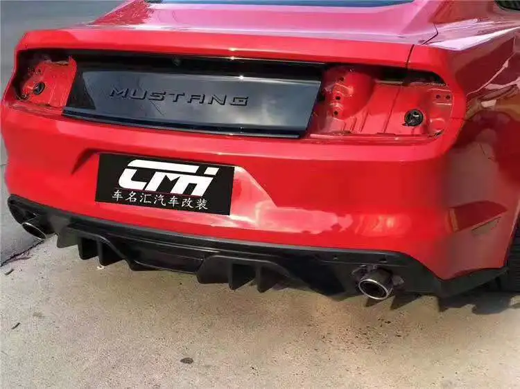 ABS задний бампер губы автомобильный диффузор MP стиль для Ford Mustang 2015 2016