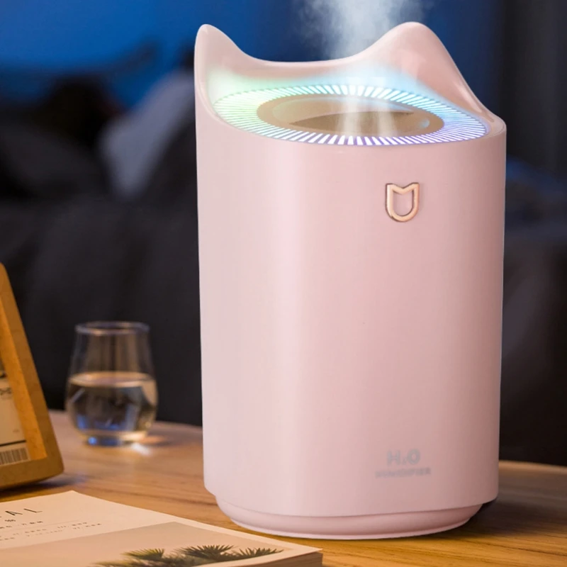 

Double Nozzle Mini Air Humidifier USB Mist Maker Beauty Replenishing Aroma Diffuser Ultra-quiet Operation Fogger Air Clean U1JE