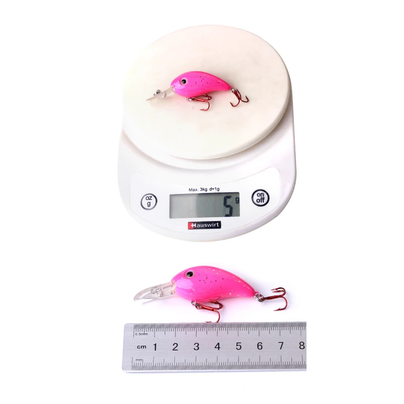 Banshee 43 мм 6 г мини кренкбейты рыболовная приманка воблер гольян &quotЩука&quot жесткие