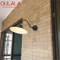 %c2%b7oulala wall lamp outdoor classical sconces light waterproof horn shape home led for porch villa