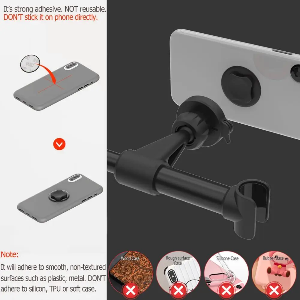 car back seat headrest holder for smartphone car phone holder backseat quick mount for pad tablet pc auto headrest game stand free global shipping