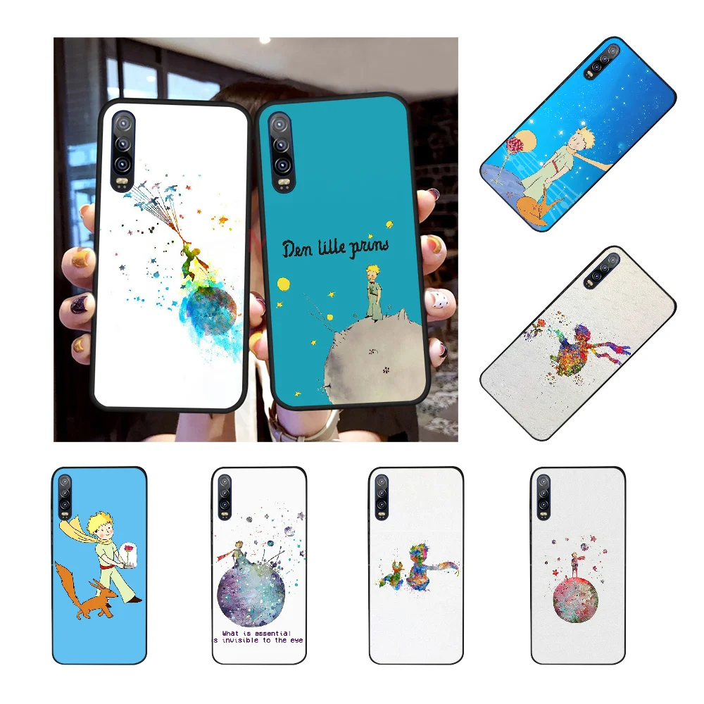 NBDRUICAI мультфильм Король Маленький принц земля Космос Черный чехол для телефона