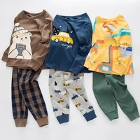 baby kids pajamas sets cotton boys sleepwear suit autumn girls pajamas long sleeve underwears topspants 2pcs children clothing