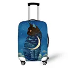 Брендовый дизайнерский защитный чехол для чемодана с мультяшным котом и 3D принтом, эластичный плотный чехол для чемодана на заказ
