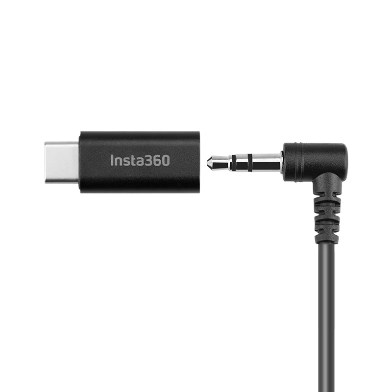 100% для Insta360 ONE R Mic адаптер Запись видео удлинитель микрофон Аксессуары экшн