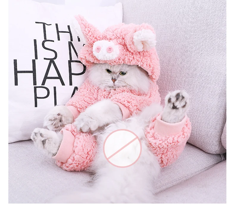 HOOPET кошка одежда для собаки из флиса Щенок Чихуахуа Одежда зимнее пальто костюм для маленьких средних собак кошек