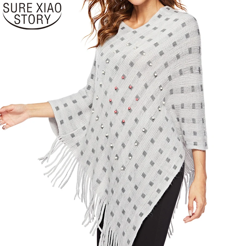 Новая мода 2019 женский Повседневный свитер с длинным рукавом лодочкой вырезом