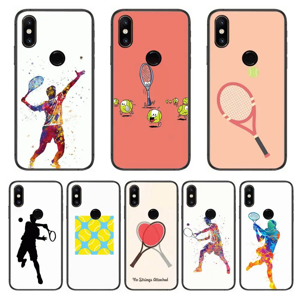 

Tennis lovers tennis Prince Phone Case For xiaomi M2 C3 X3 F2 Lite NFC 6 5 x Poco k30 Pro Anime Black Cover Silicone Back Prett
