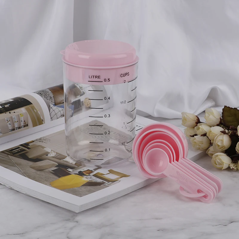 Кухонные чашки набор ложек инструменты для приготовления пищи 7 шт Пластиковые