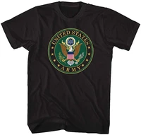 army united states military united states army crest seal adult t shirt tee