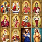 Алмазная 5D картина сделай сам, религиозная полноформатная вышивка, мультяшный рисунок, наборы для вышивки крестиком, мозаика, настенное искусство, домашний декор, подарок