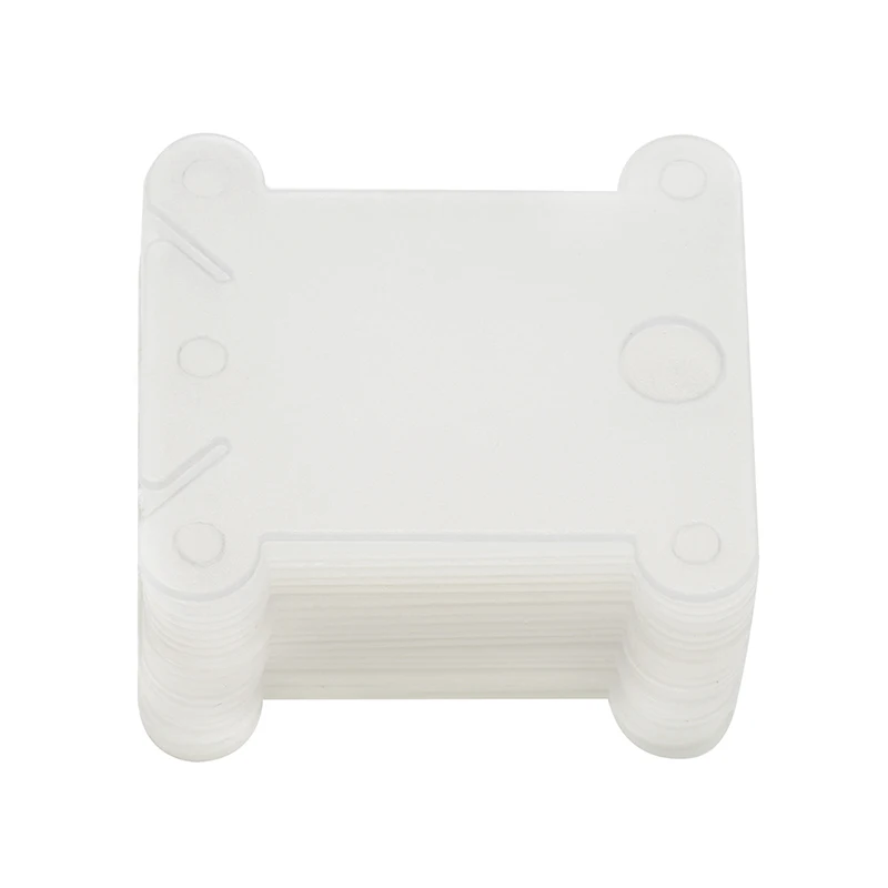 Transparent LMDZ 120/100/50/20 шт. Пластик нитки мулине ремесло катушка с нитками, вышитая бисером пластиковый держатель для хранения Швейных ниток печатная плата - Цвет: Transparent