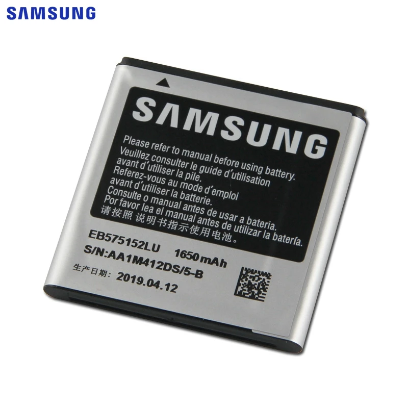 Samsung телефон Батарея EB575152LU EB575152VU для samsung Galaxy S I9000 I9003 I589 I8250 I919 D710 I779 i9105 1650 мА-ч