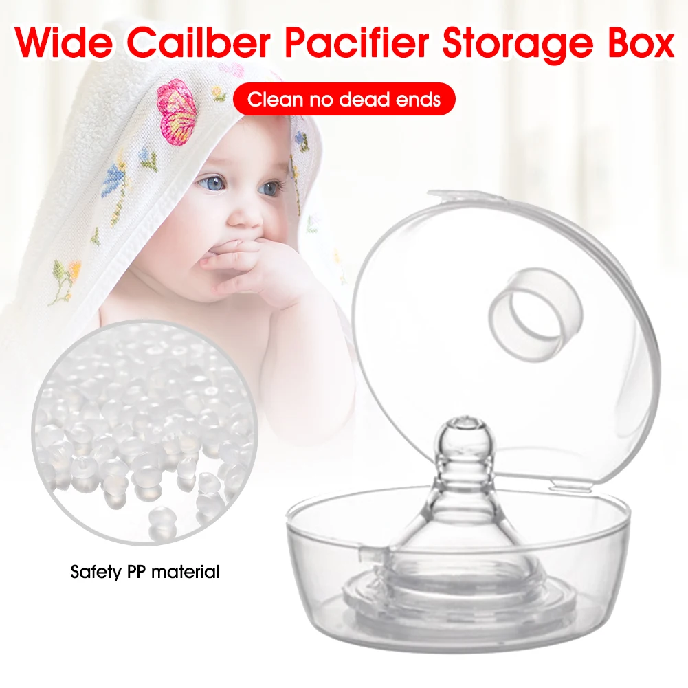 

Baby Pacifier Storage Box Portable Nipple Pacifier Container Case Waterproof And Dustproof Box For Pacifier