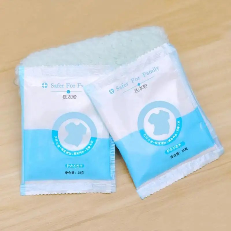 Портативный стиральный порошок эффективный удобный дорожный для